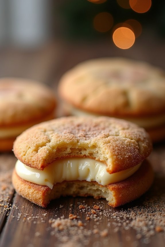 snickerdoodle cookies with filling