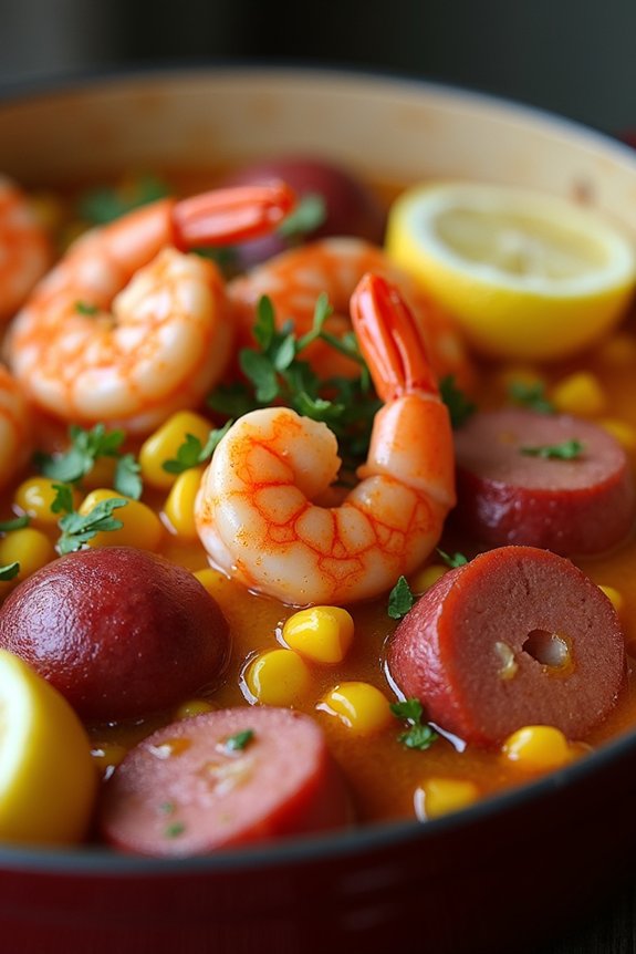 southern seafood communal feast