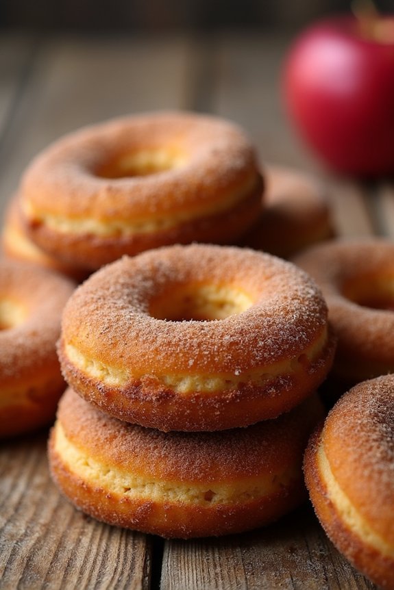 spiced apple cider donuts
