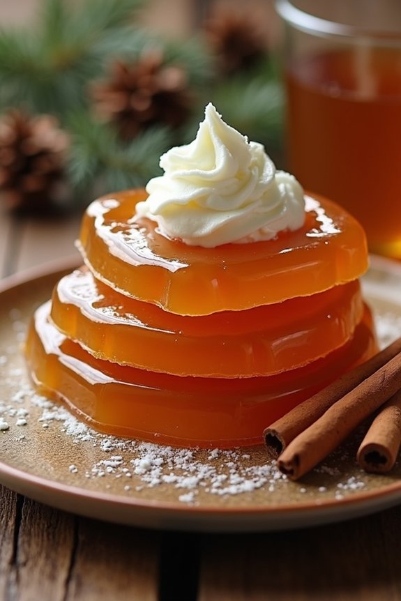 spiced apple cider jellies