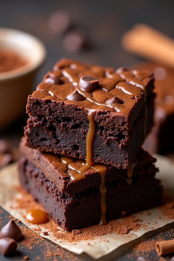 spiced hot chocolate brownies recipe