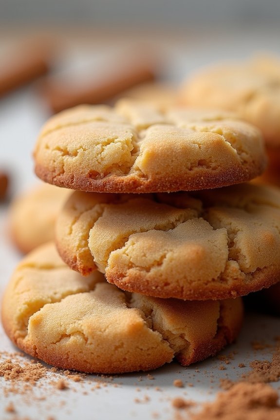 spiced peanut butter cookies