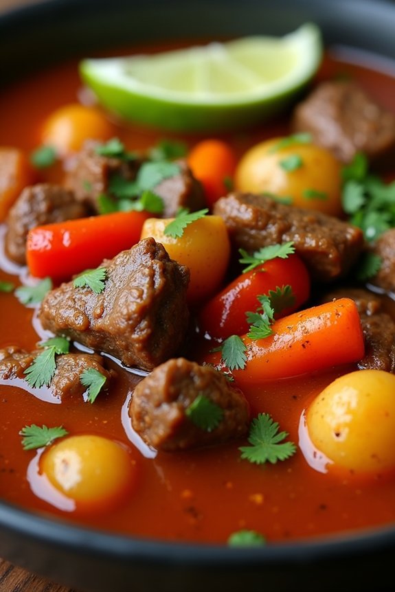 spicy beef stew recipe