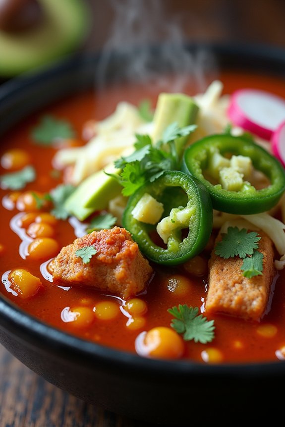 spicy chipotle pork soup