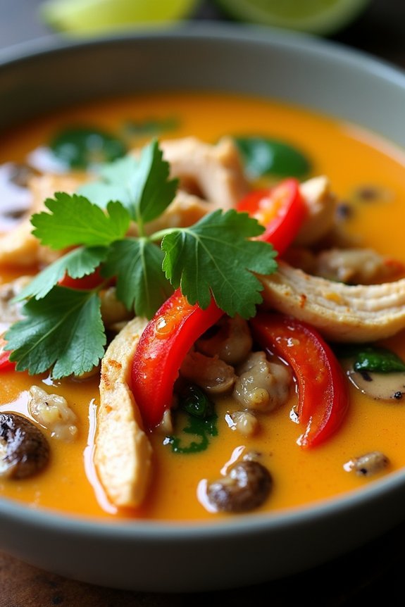 spicy coconut curry soup