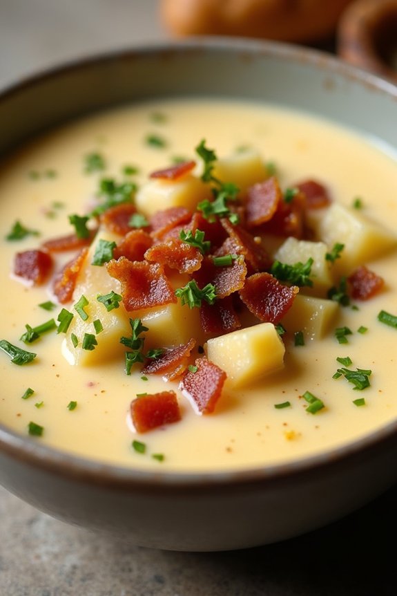 spicy creamy clam chowder
