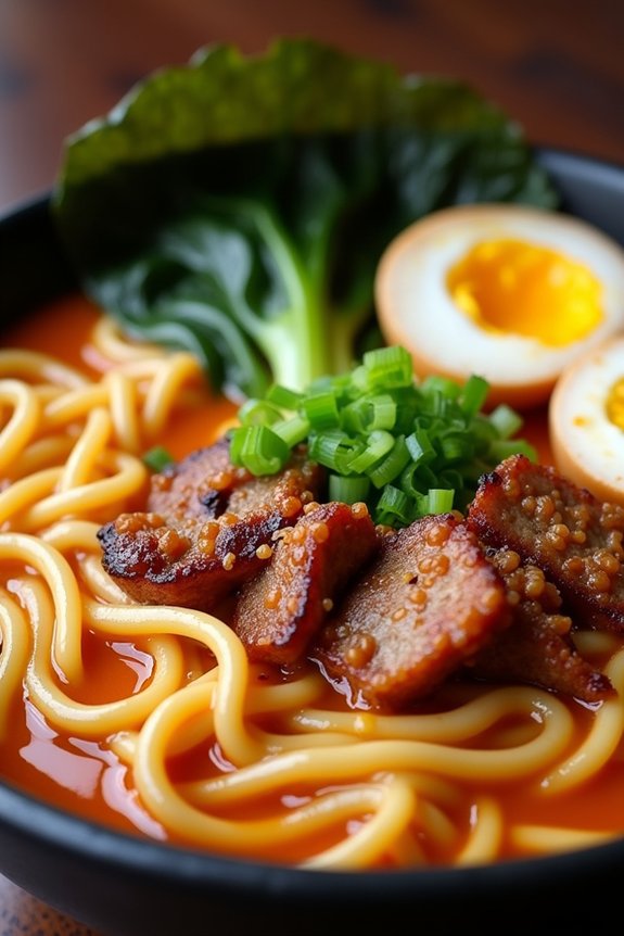 spicy creamy noodle dish