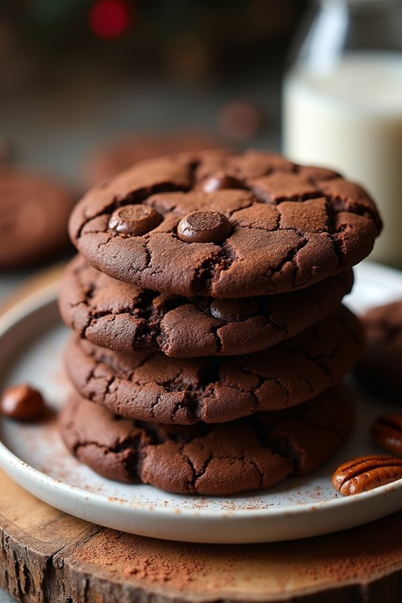 spicy hot chocolate cookies