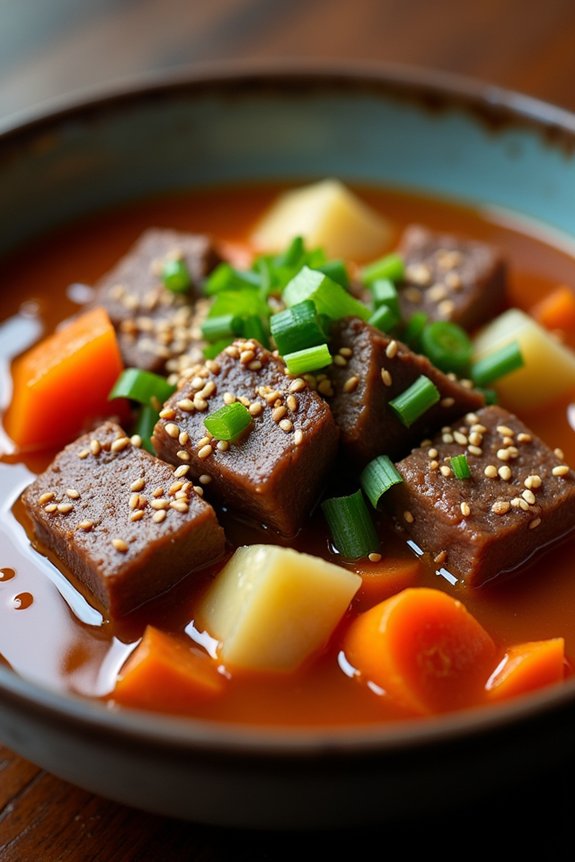 spicy korean beef stew