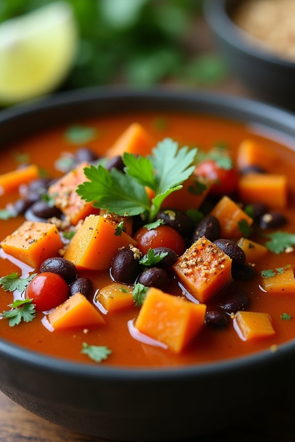 spicy sweet potato soup