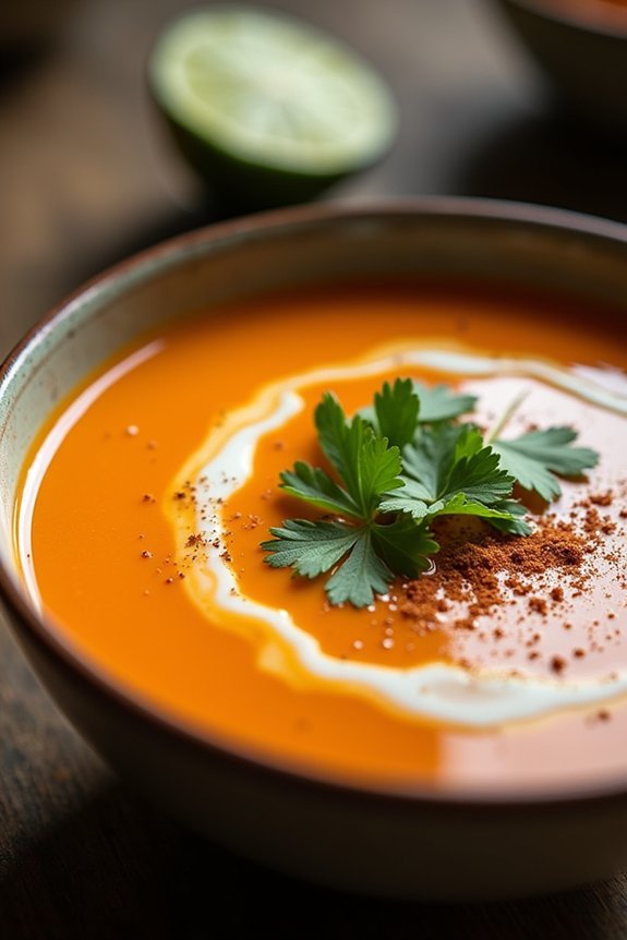 spicy sweet potato soup