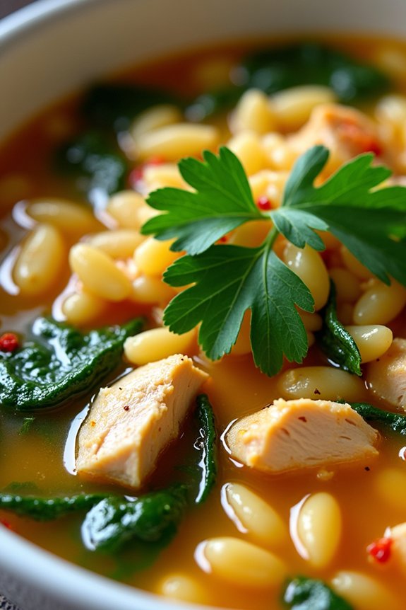 spicy tangy comfort soup