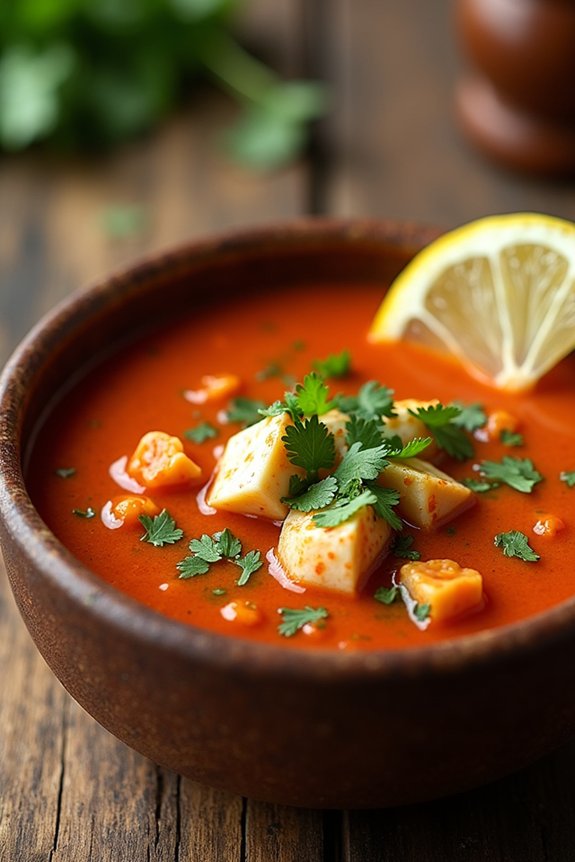 spicy tomato crab soup recipe