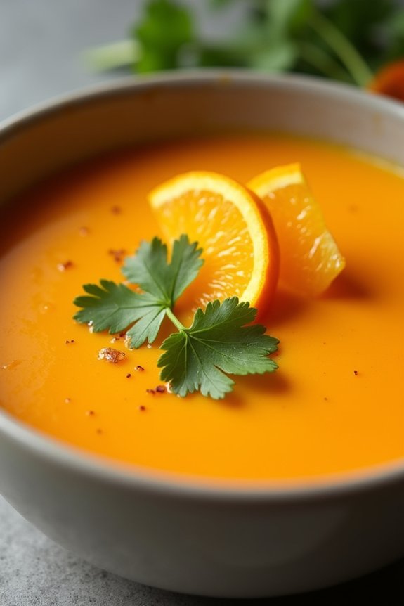 springtime soup with citrus