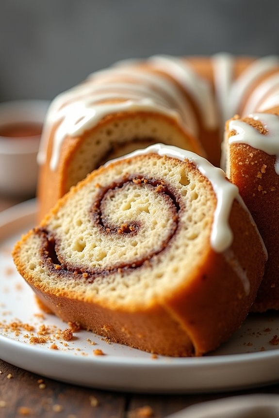sugar free cinnamon roll cake