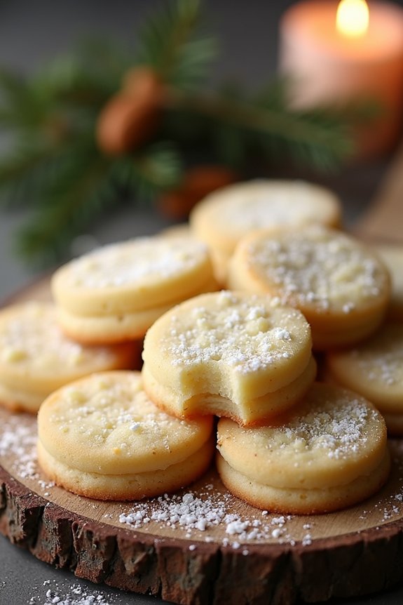 sugar free festive shortbread cookies