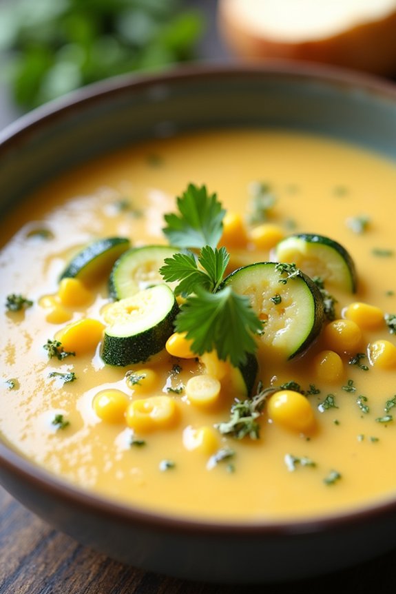 summer vegetable chowder delight