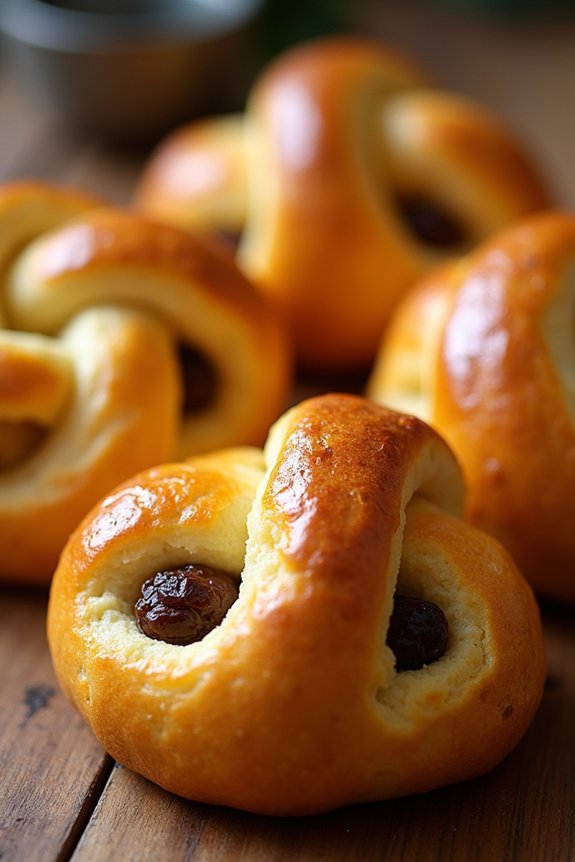 swedish saffron christmas buns