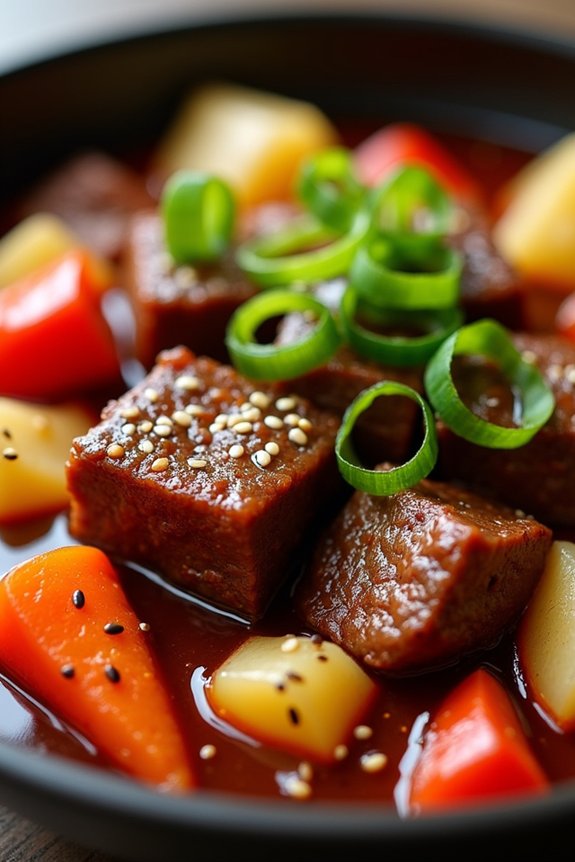 sweet and spicy stew