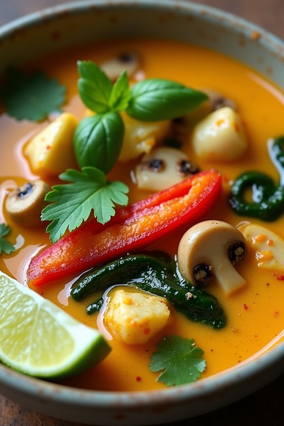 thai coconut curry soup