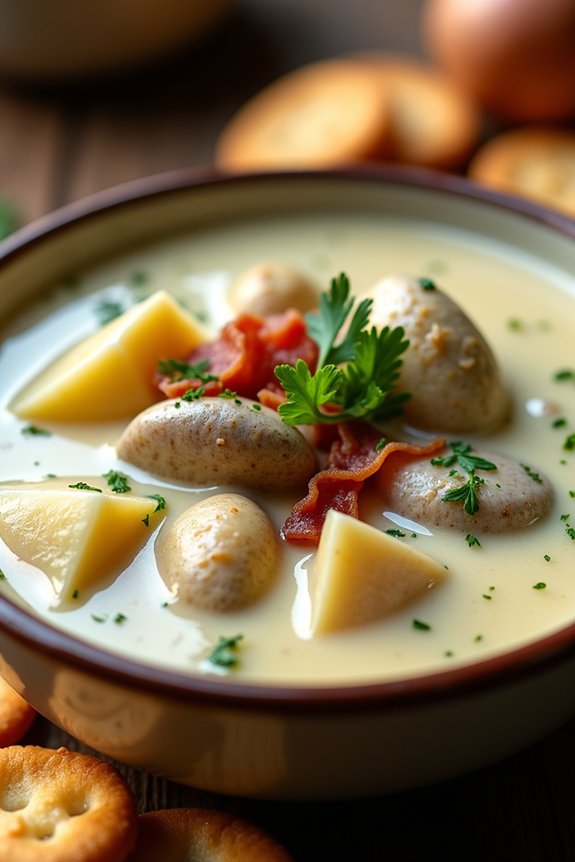 timeless creamy clam chowder