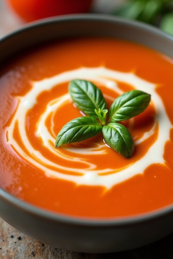 timeless creamy tomato bisque