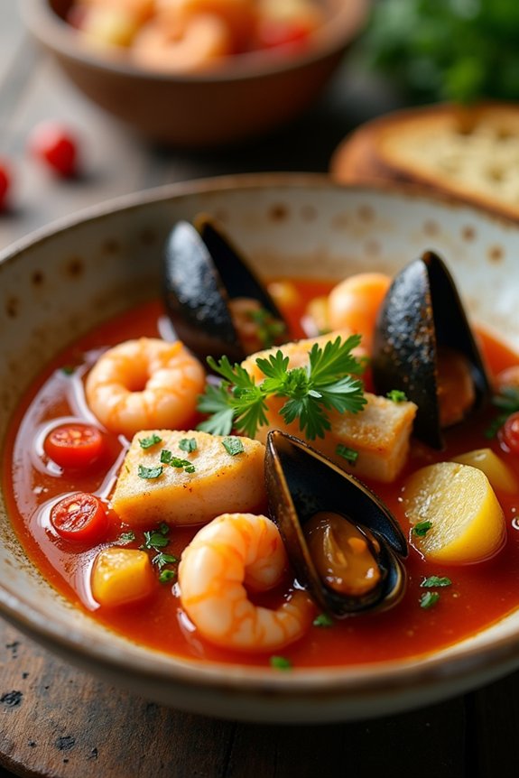 traditional greek seafood stew