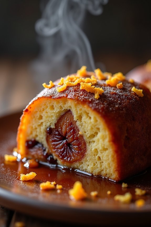 traditional holiday figgy pudding