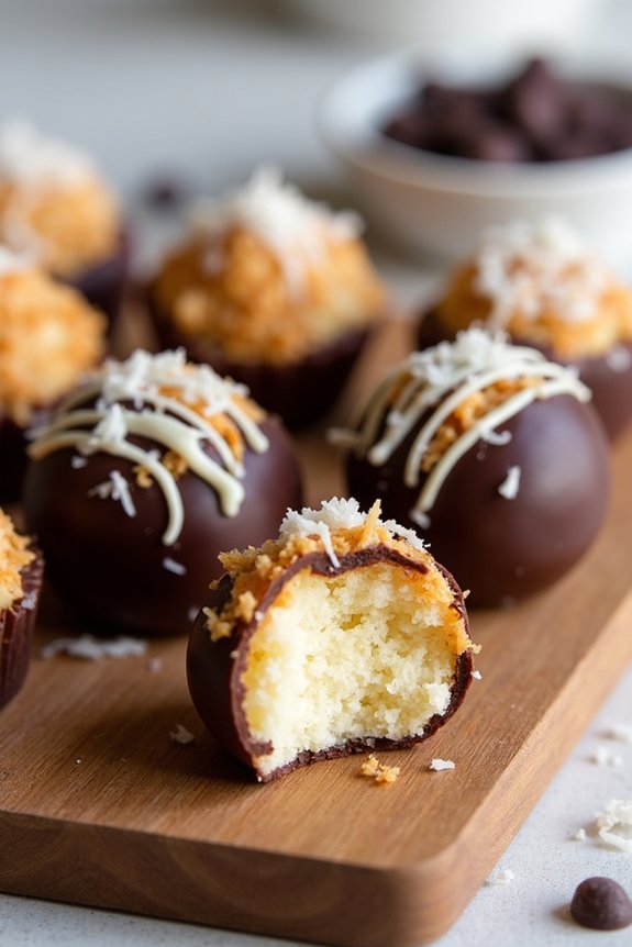 tropical no bake coconut bites