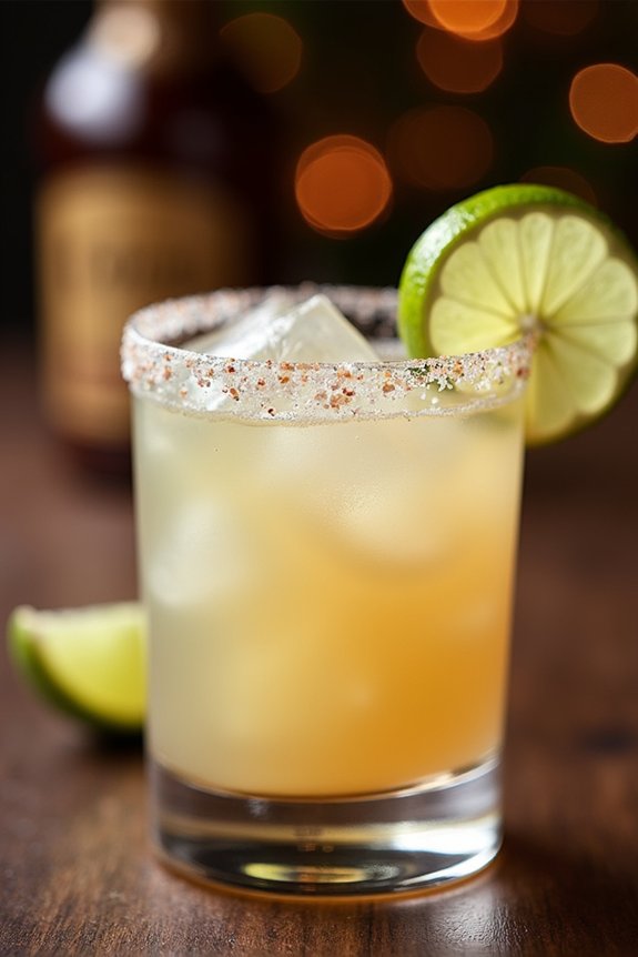 vanilla flavored winter margarita recipe