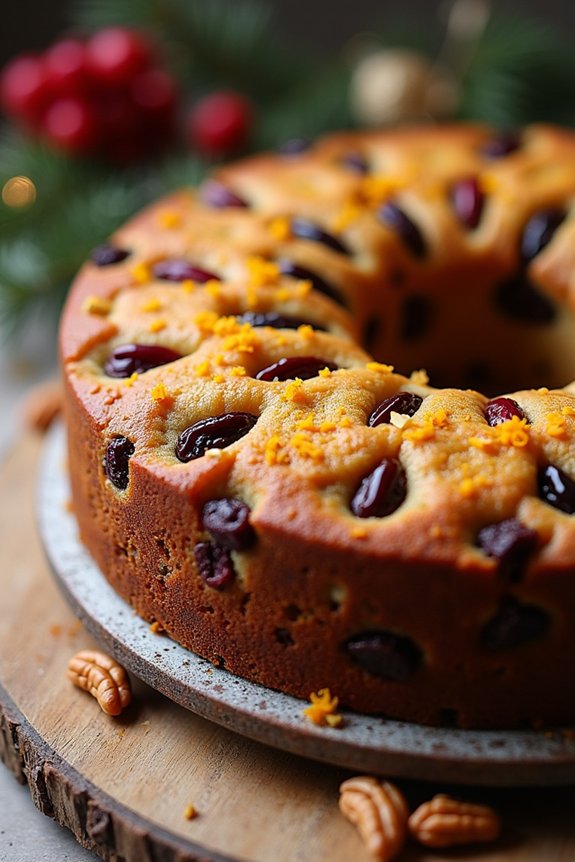 vegan christmas fruit cake