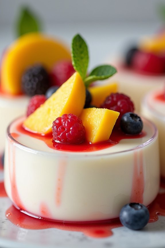 vegan coconut cream dessert