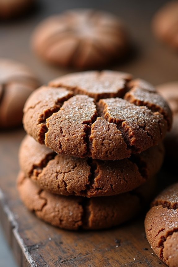 vegan holiday molasses cookies