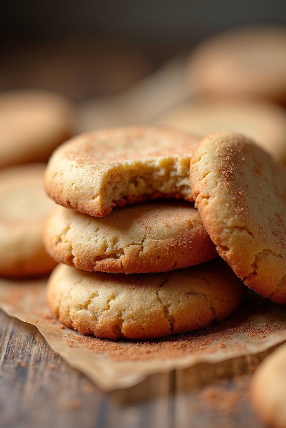 vegan holiday snickerdoodle cookies