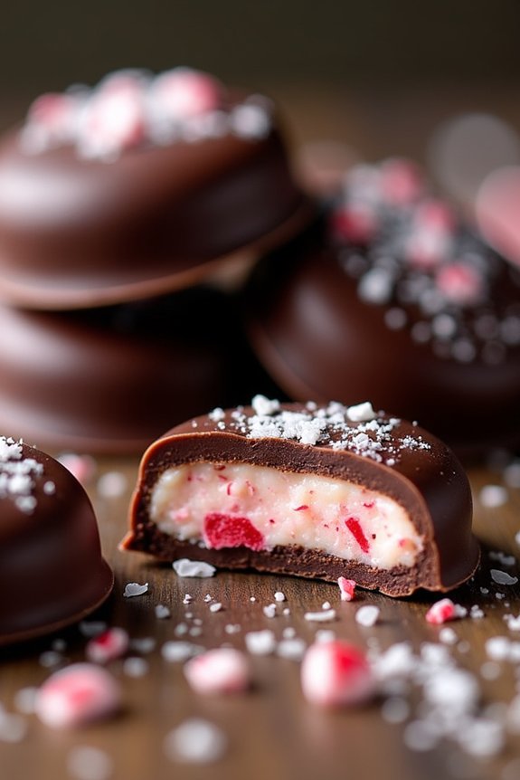 vegan peppermint chocolate treats
