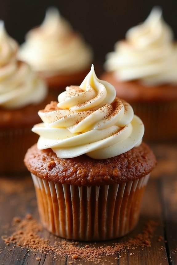 vegan spiced gingerbread cupcakes
