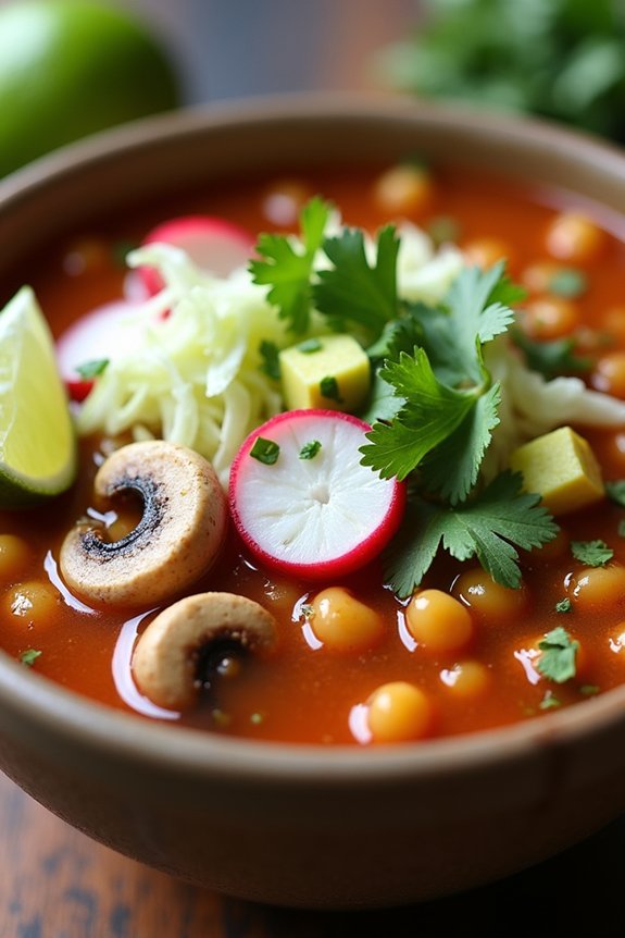 vegetarian mushroom pozole recipe