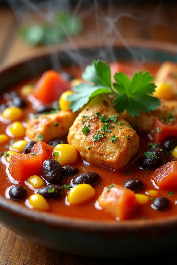 vibrant mexican chicken stew