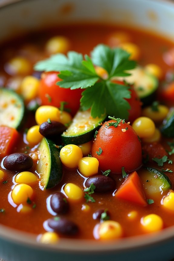 vibrant southwestern corn stew