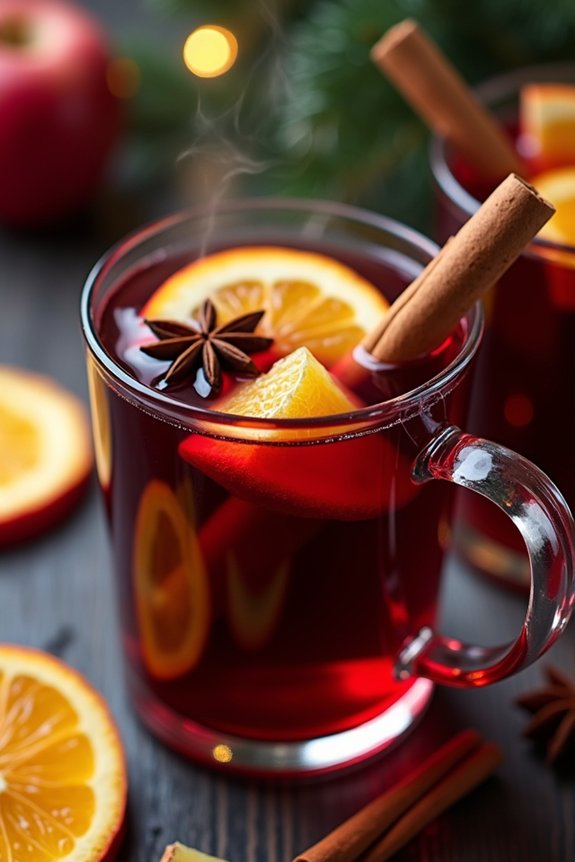 warm and spicy holiday beverage