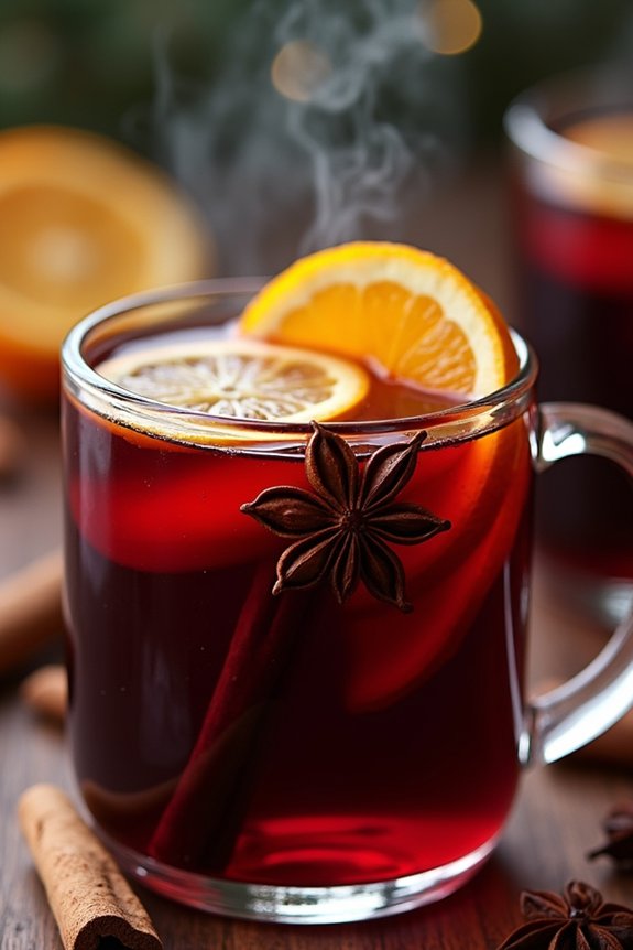 warm spiced holiday beverage