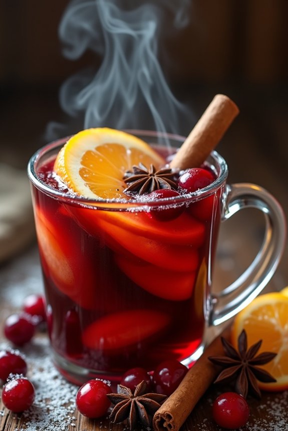 warm spiced holiday beverage