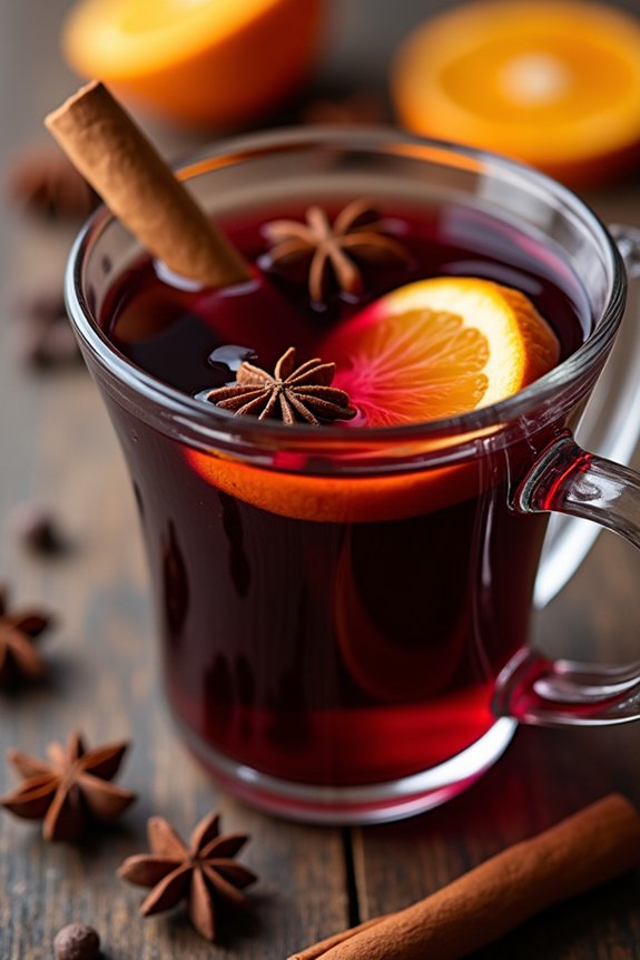warm spiced holiday drink