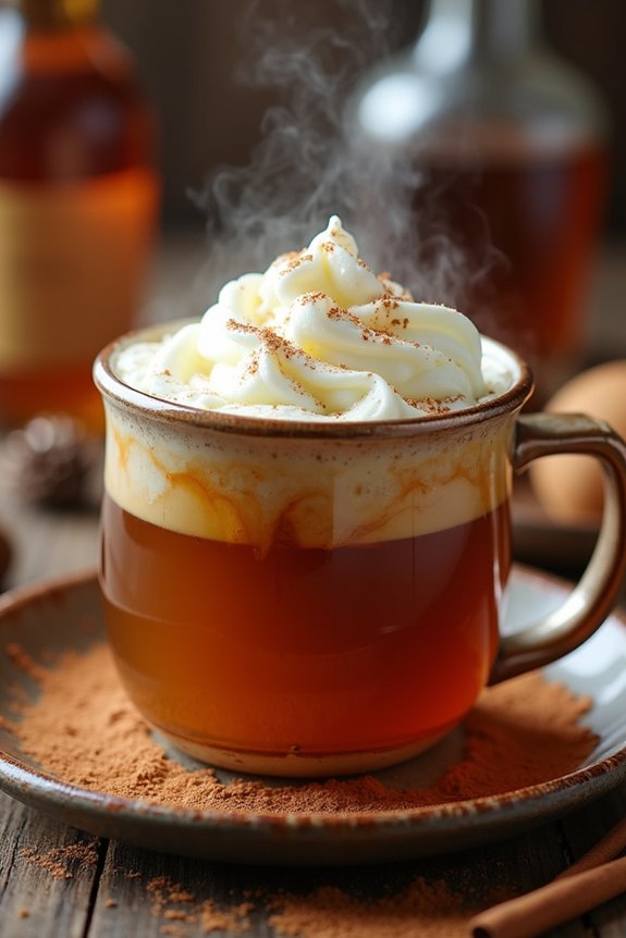warm spiced rum delight