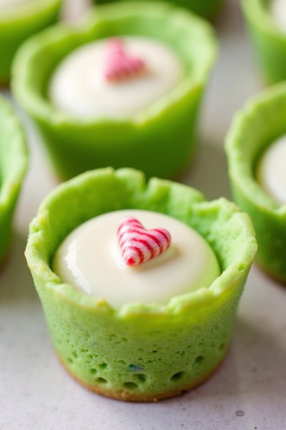 whimsical grinch cookie cups