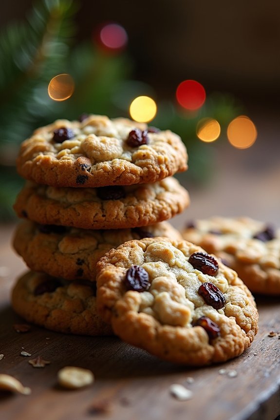 wholesome oatmeal raisin cookies