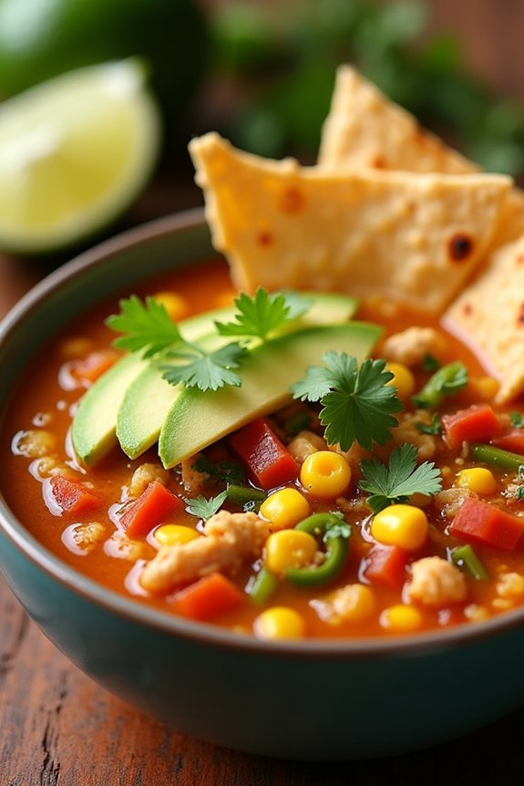 zesty instant pot tortilla soup