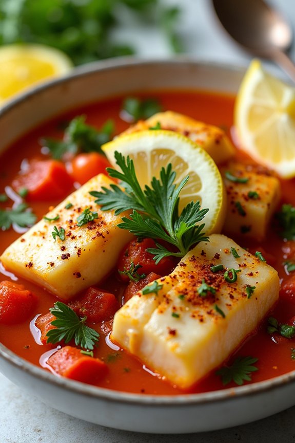 zesty lemon herb fish stew