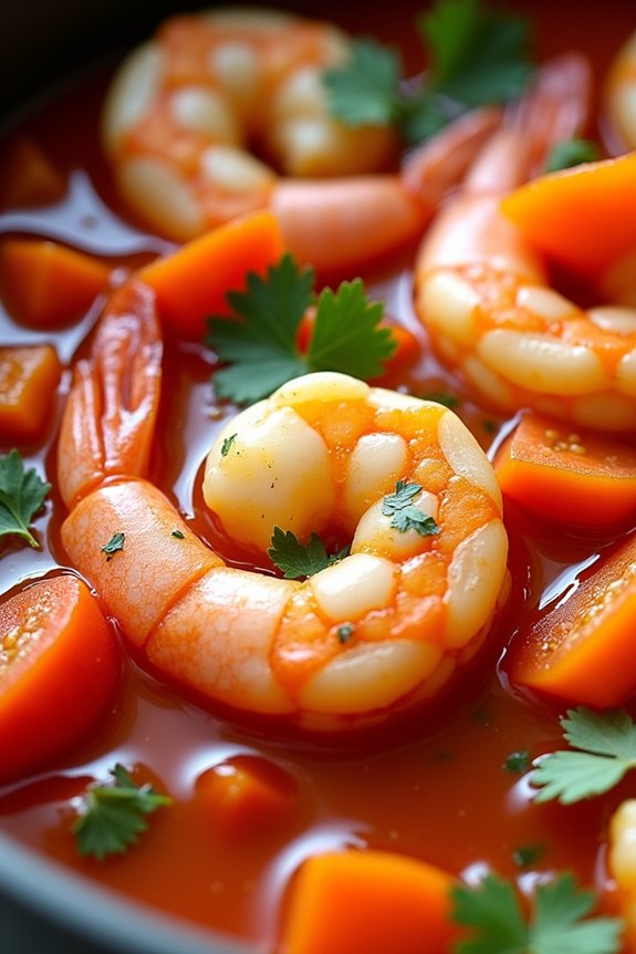 zesty shrimp tomato stew