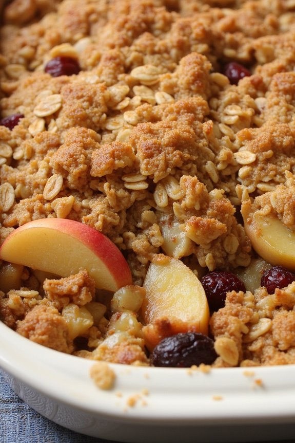 apple cinnamon oatmeal casserole